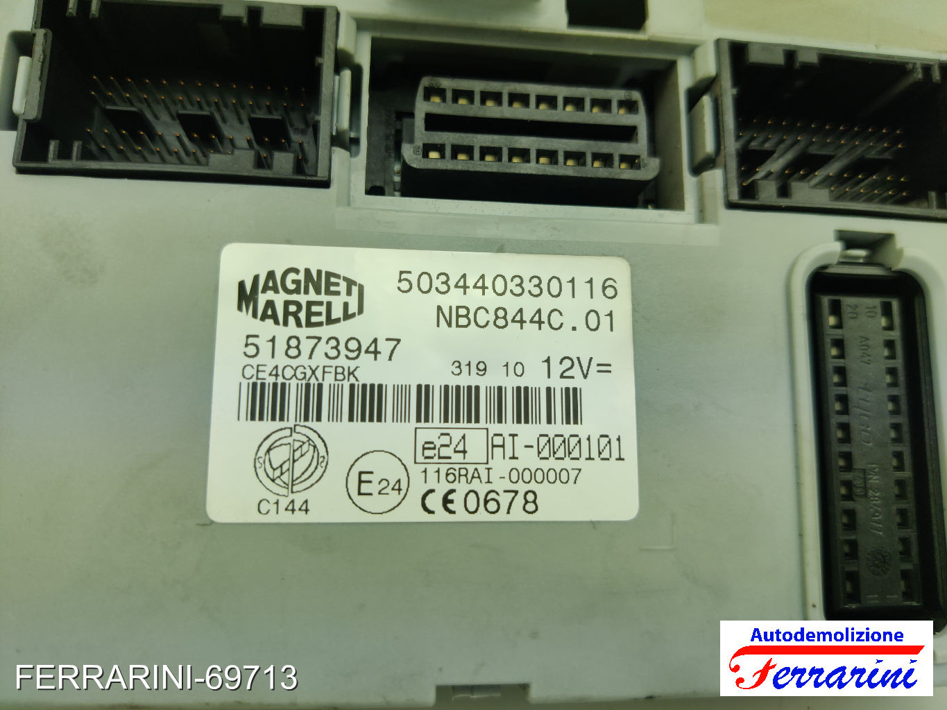 Body Computer LANCIA DELTA 3 844 1.6 D MULTIJET 2008-2014 51873947, 503440330116 6