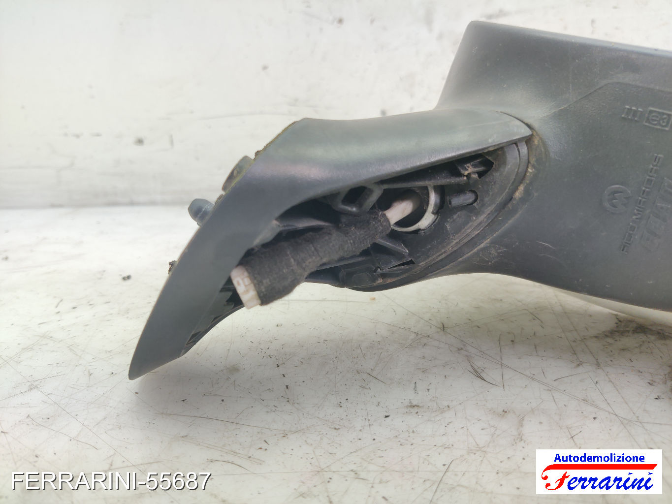Specchietto Laterale FIAT PUNTO 199 2012-2023 destro, dx 296/A BIANCO DIVINO 6