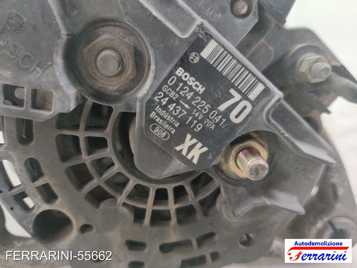 Alternatore OPEL CORSA C X01 1.0 2003-2009 24437119, 0124225041, 93177835 6
