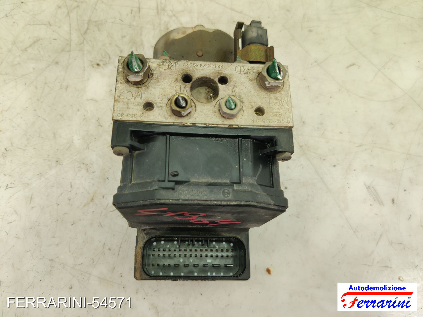 Centralina Pompa Abs PEUGEOT 307 3A/C 2.0 HDI 110 2000-2007 9