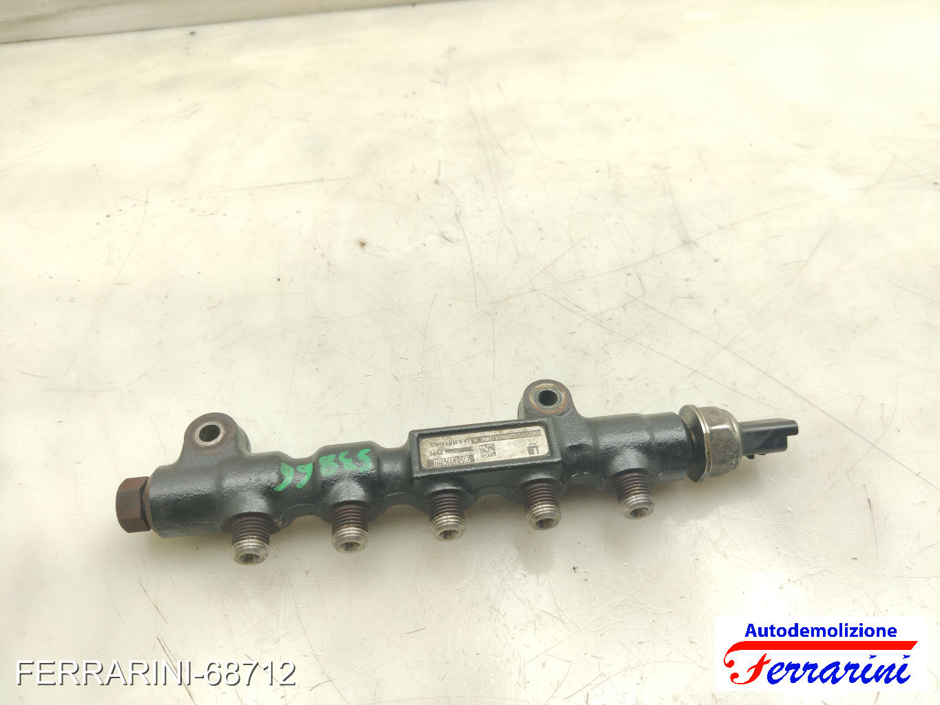 Flauto Iniettori FORD C-MAX DM2 1.6 TDCI 2007-2010 1447993, 9654592680 6