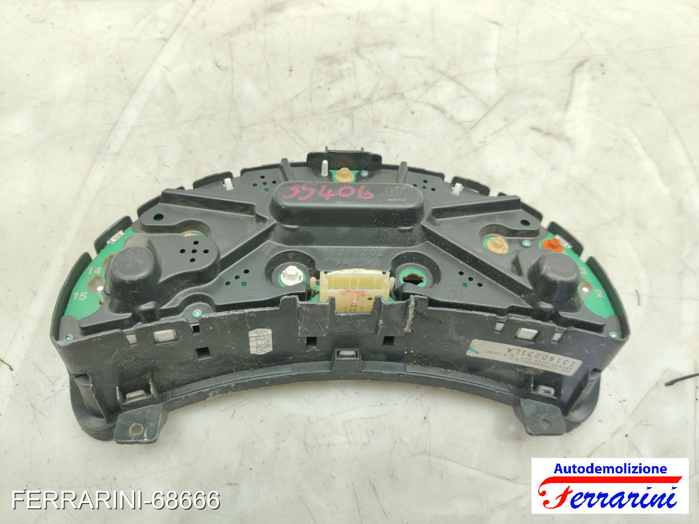Quadro Contachilometri OPEL CORSA C X01 1.3 CDTI 2003-2009 13140231, 080903 7