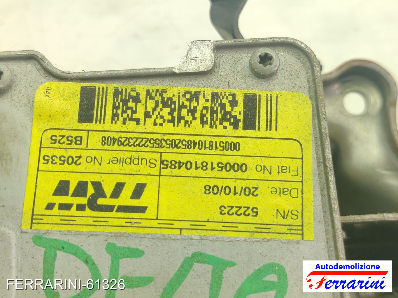 Servosterzo Piantone City LANCIA DELTA 3 844 2008-2014 71772128, 518791930