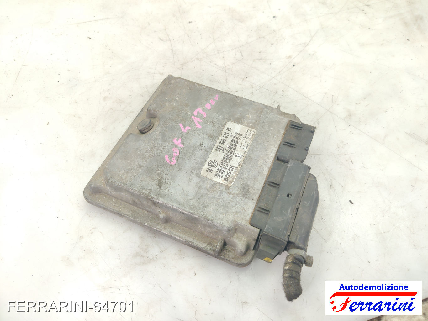 Centralina Motore AUDI A3 8L1 1.9 TDI 2000-2003 038906019AM, 1502810100910