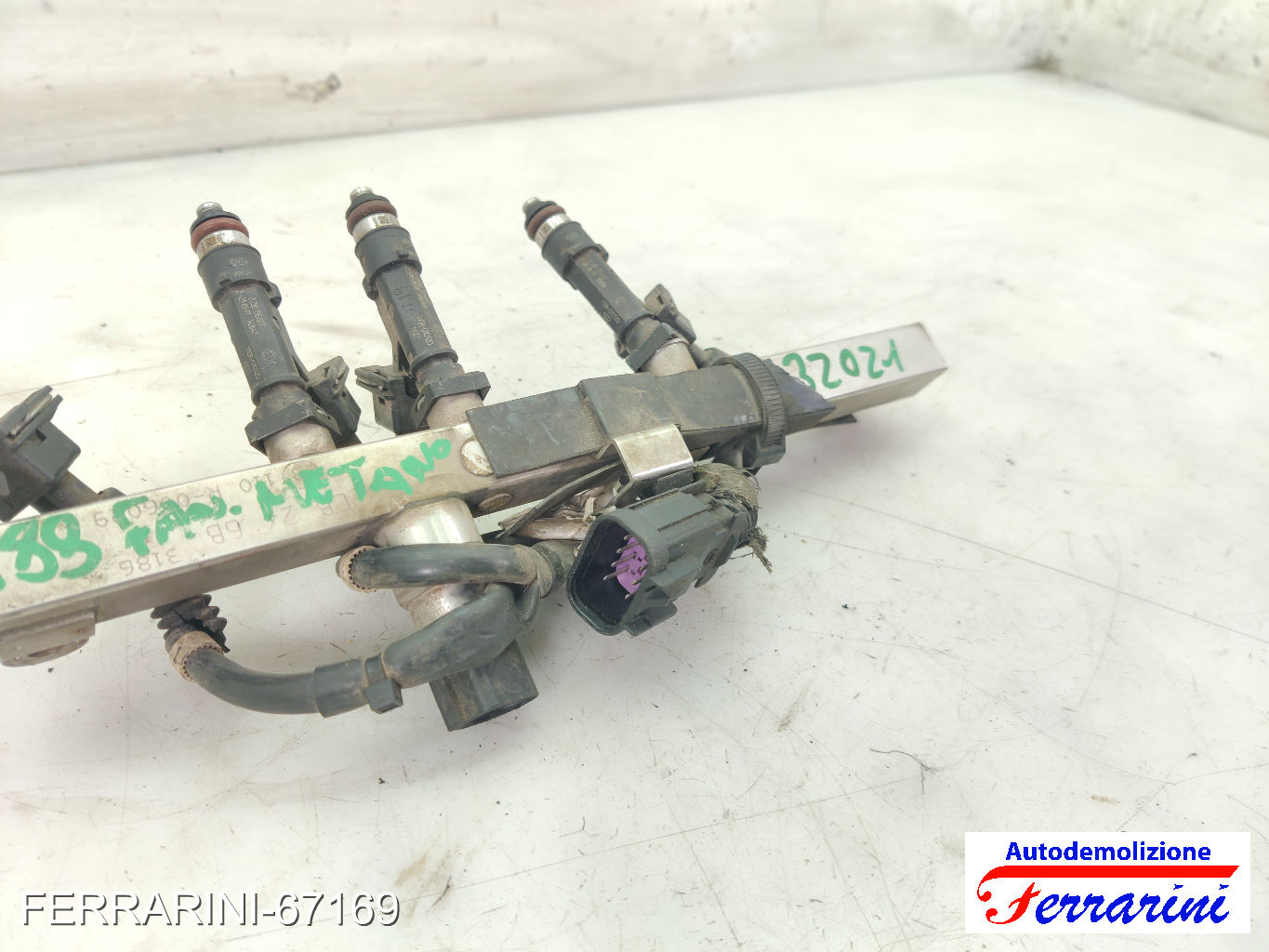 Flauto Con Iniettori FIAT PUNTO 188 1.2 NATURAL POWER 2003-2012 71729224 10