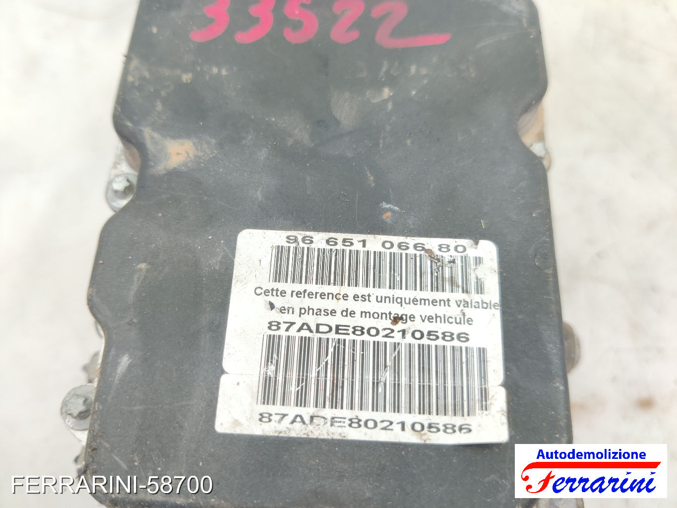 Centralina Pompa Abs CITROEN C4 PICASSO 1 UD 2.0 HDI 138 2006-2013 4541WP 8