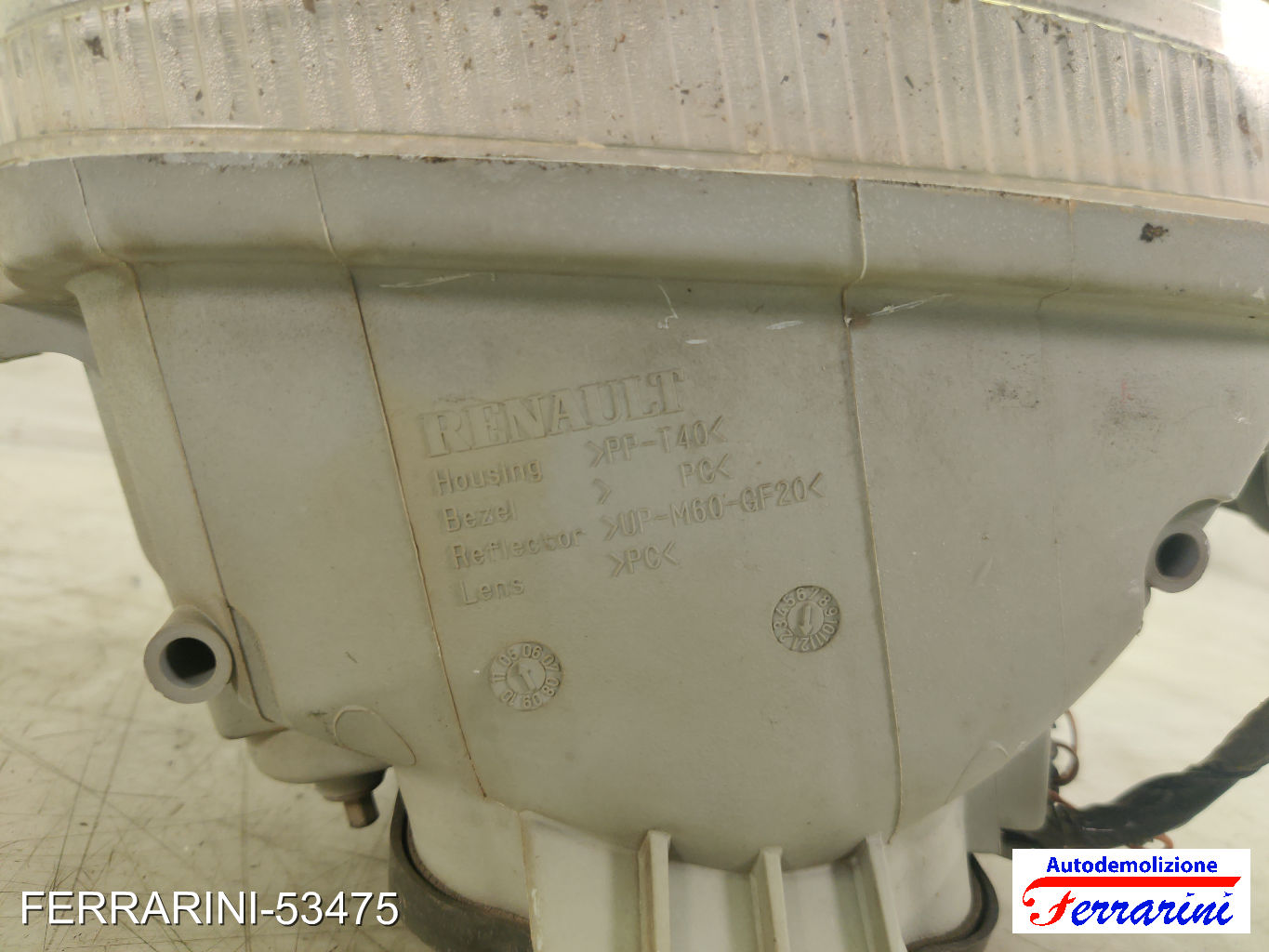 Faro Anteriore RENAULT TWINGO 1 C06 1996-2007 sinistro, sx 7701049686