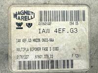 Centralina Motore FIAT MULTIPLA 186 1.6 16V BIPOWER 2001-2010 IAW4EFG3, 51761337 10