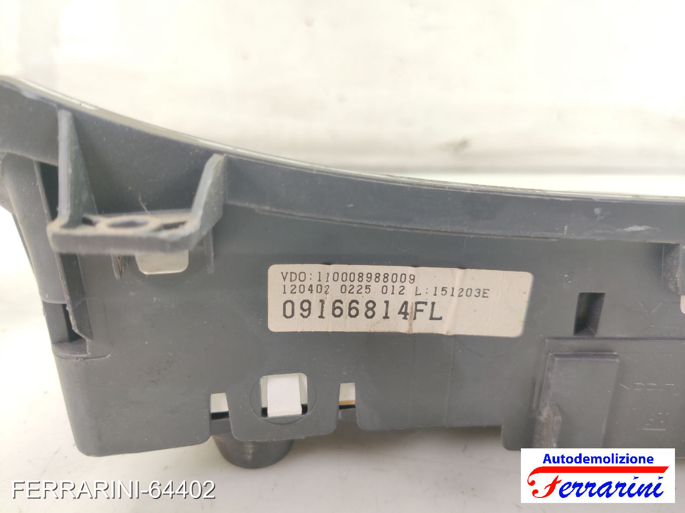 Quadro Contachilometri OPEL CORSA C X01 1.2 2000-2009 09166814FL, 110008988009 10