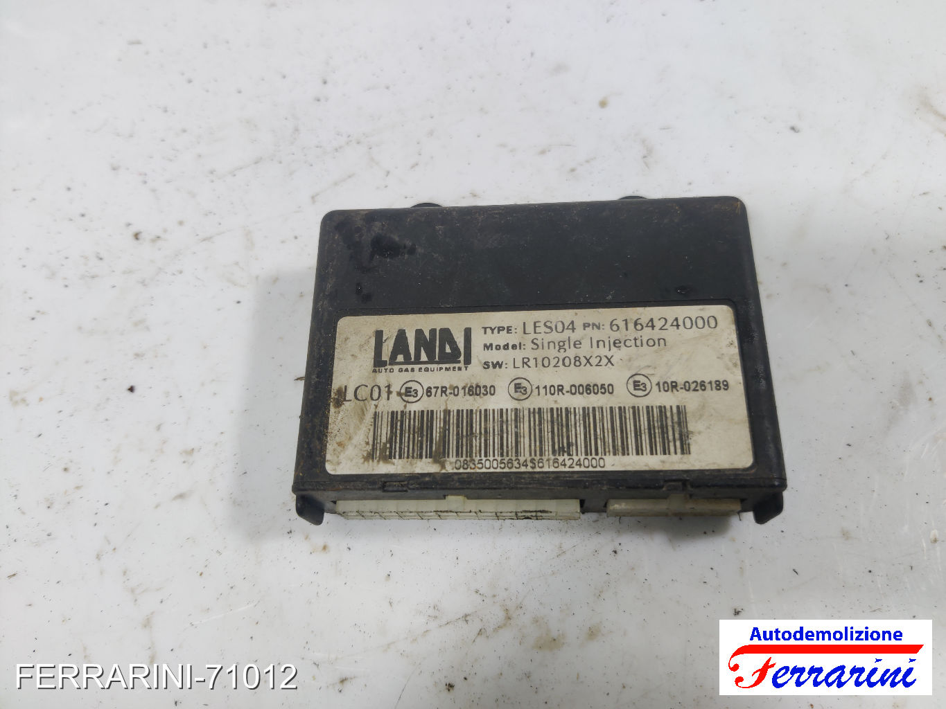 Centralina Gpl FIAT PANDA 169 1.1 2003-2012 616424000, LESU4, LR10208X2X