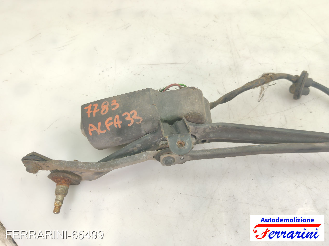 Spazzacqua Motorino Tergicristallo FIAT GRANDE PUNTO 199 2005-2009 anteriore 13