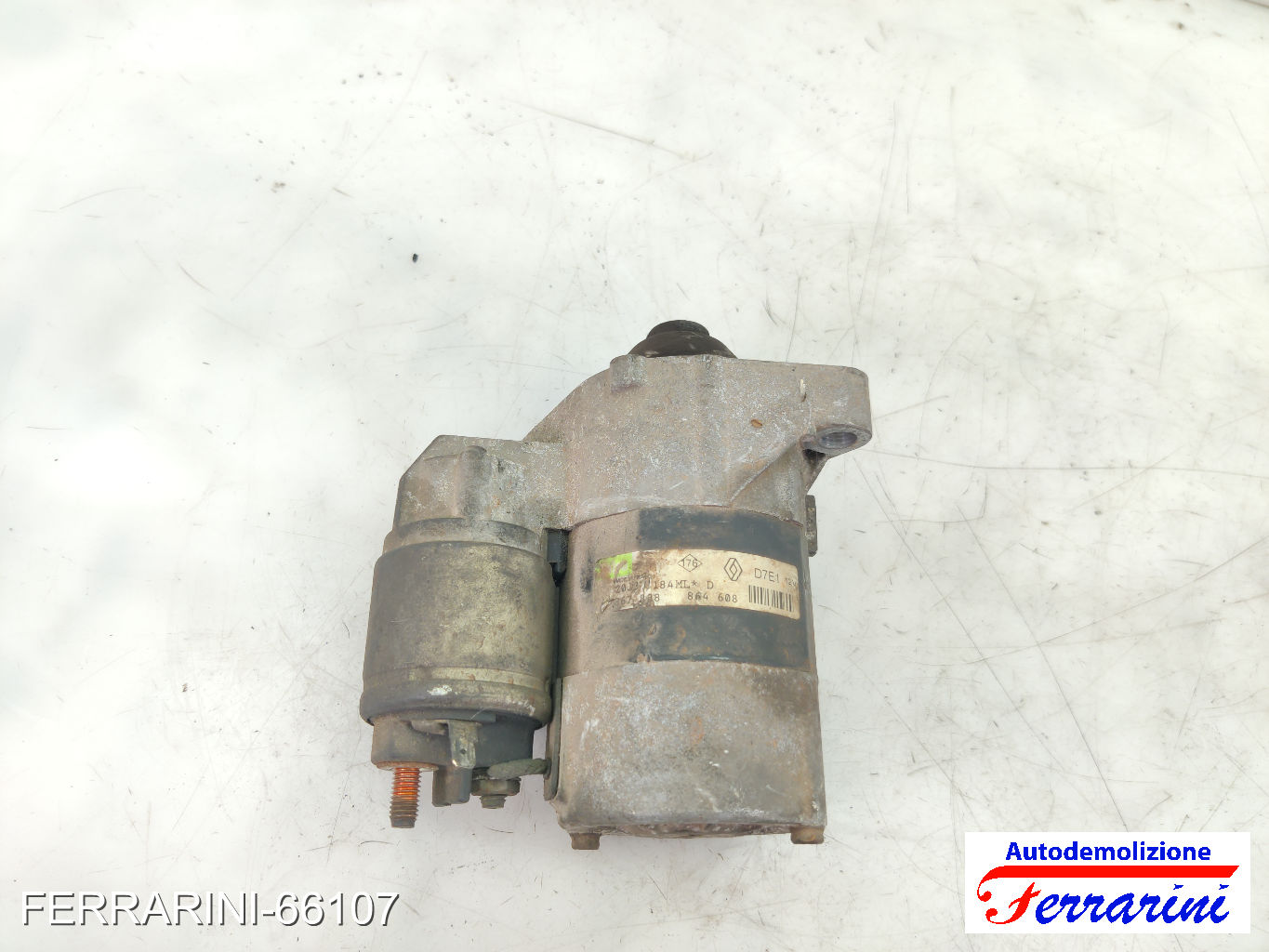 Motorino Avviamento RENAULT CLIO 2 BB, CB 1.2 1998-2010 7700864608, D7E112 6