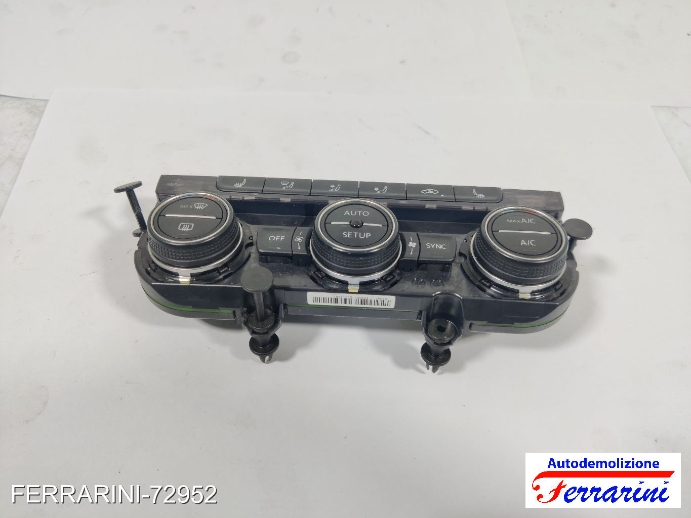 bizona automatico Tastiera Clima VW GOLF 7 5G1, BE1, BE2, BQ1 2012-2020 12