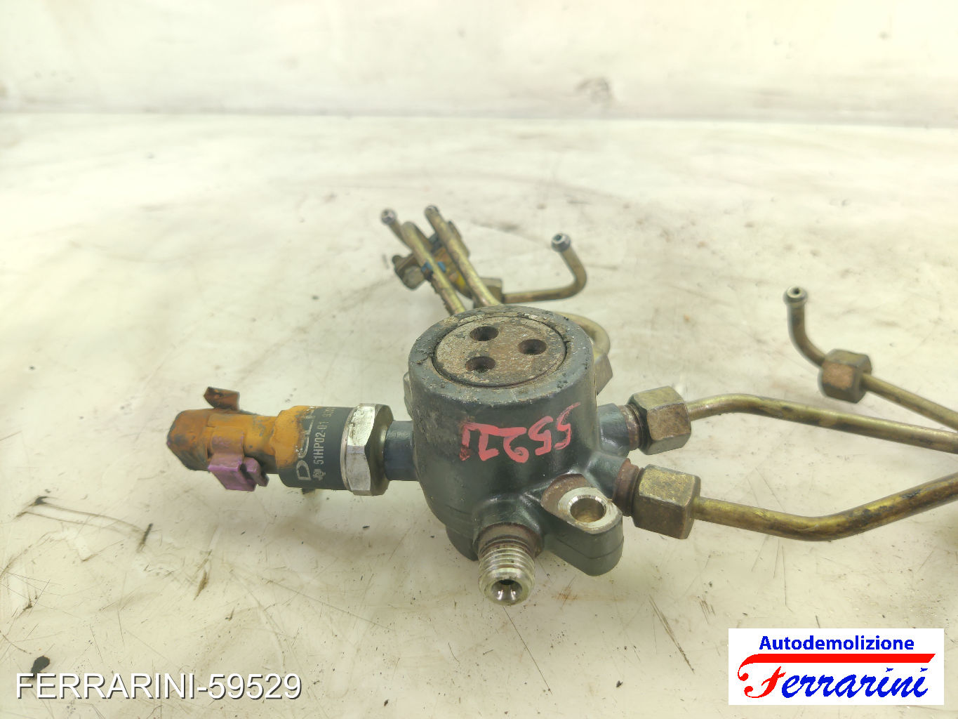 Distributore Iniettori FORD FOCUS DAW, DBW 1.8 TDCI 2001-2004 1334946 8