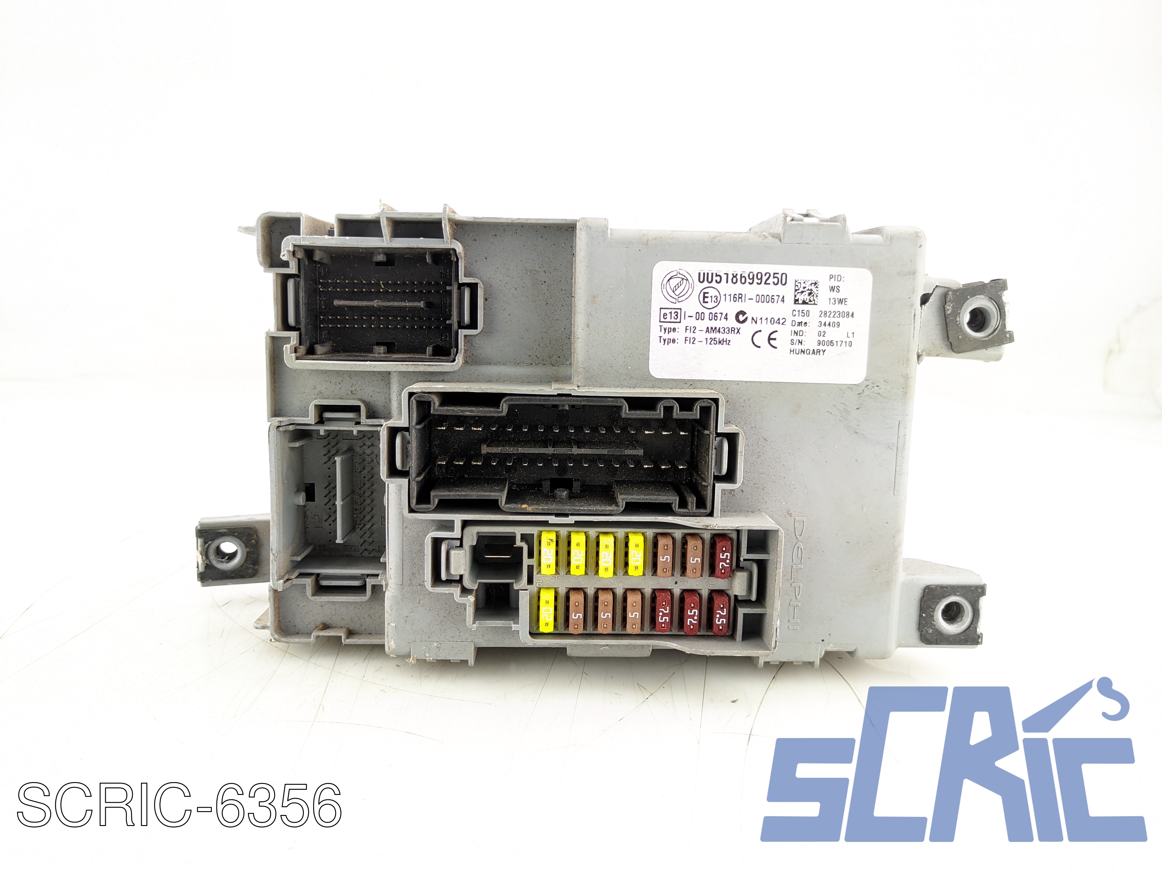 Body Computer FIAT GRANDE PUNTO 199 1.4 2005-2015 51869925, U0518699250