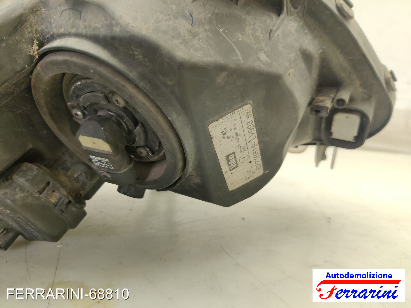 Faro Anteriore OPEL ZAFIRA A T98 2000-2005 sinistro, sx 1216277, 9118791, LV993 6