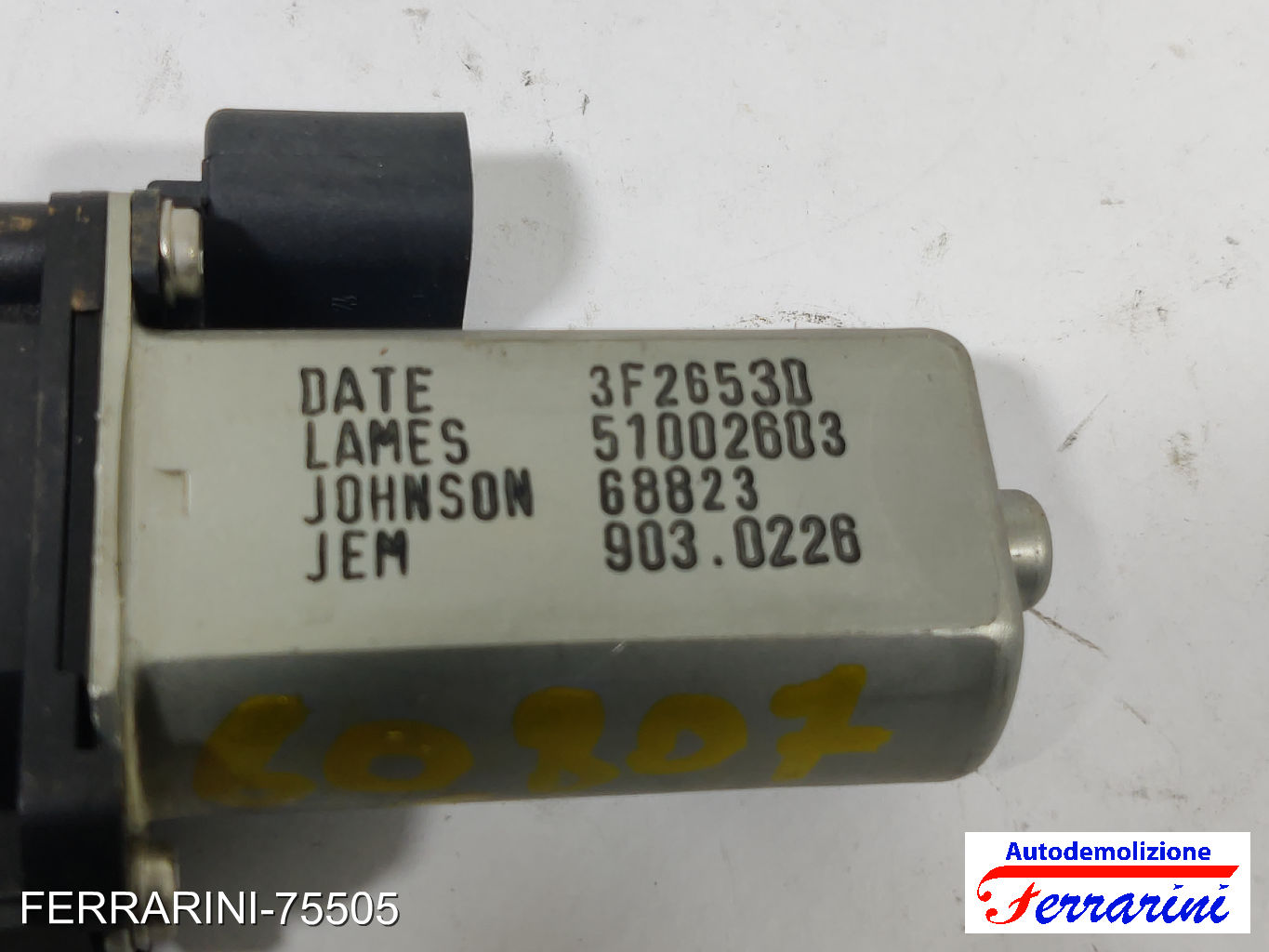 Motorino Alzavetro LANCIA YPSILON 843 1.2 2003-2011 71732831, 51002603, 3F2653D