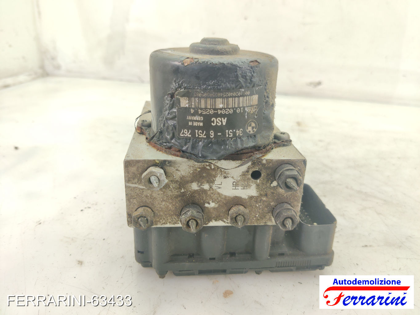 Centralina Pompa Abs BMW 3 TOURING E46 320D 2001-2005 34516751767, 5WK8467 10