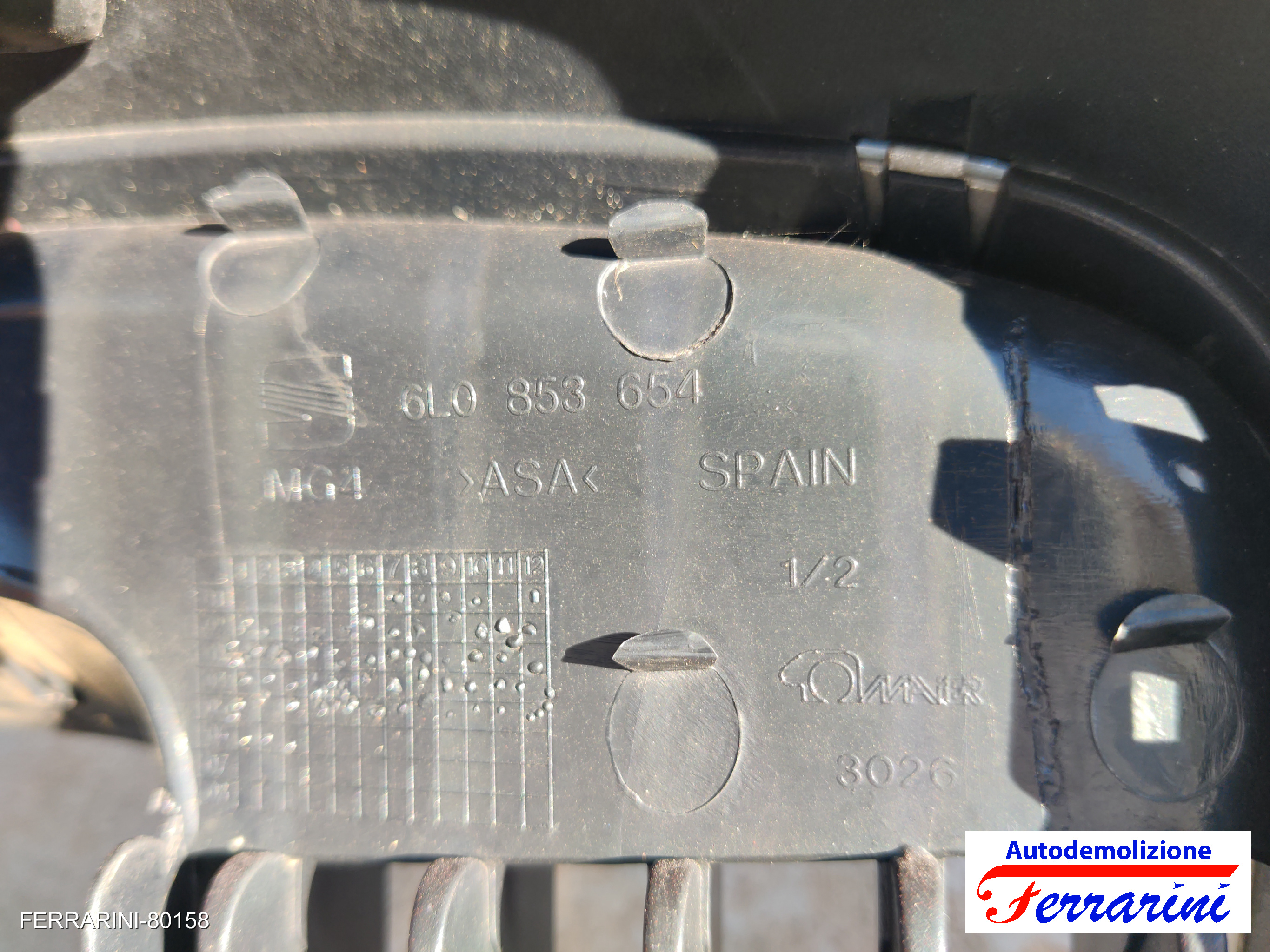 Paraurti SEAT IBIZA 3 6L1 2002-2007 Frontale 6L6807217K, 6L0853654, GLO853651 13