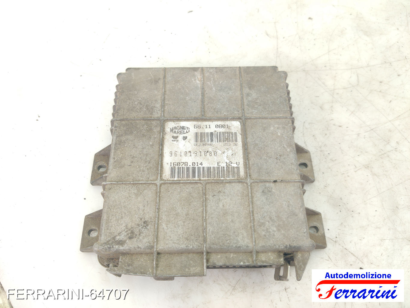Centralina Motore CITROEN AX ZA- 10 1987-1998 9610191080, 16078014, 66110801