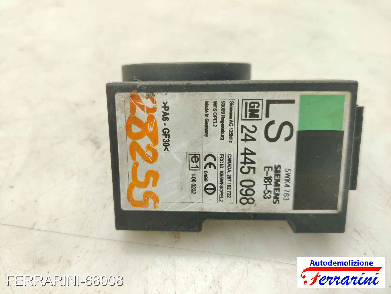Kit Accensione RENAULT KANGOO FC0/1 D 65 1.9 1997-2023 7700104956 15