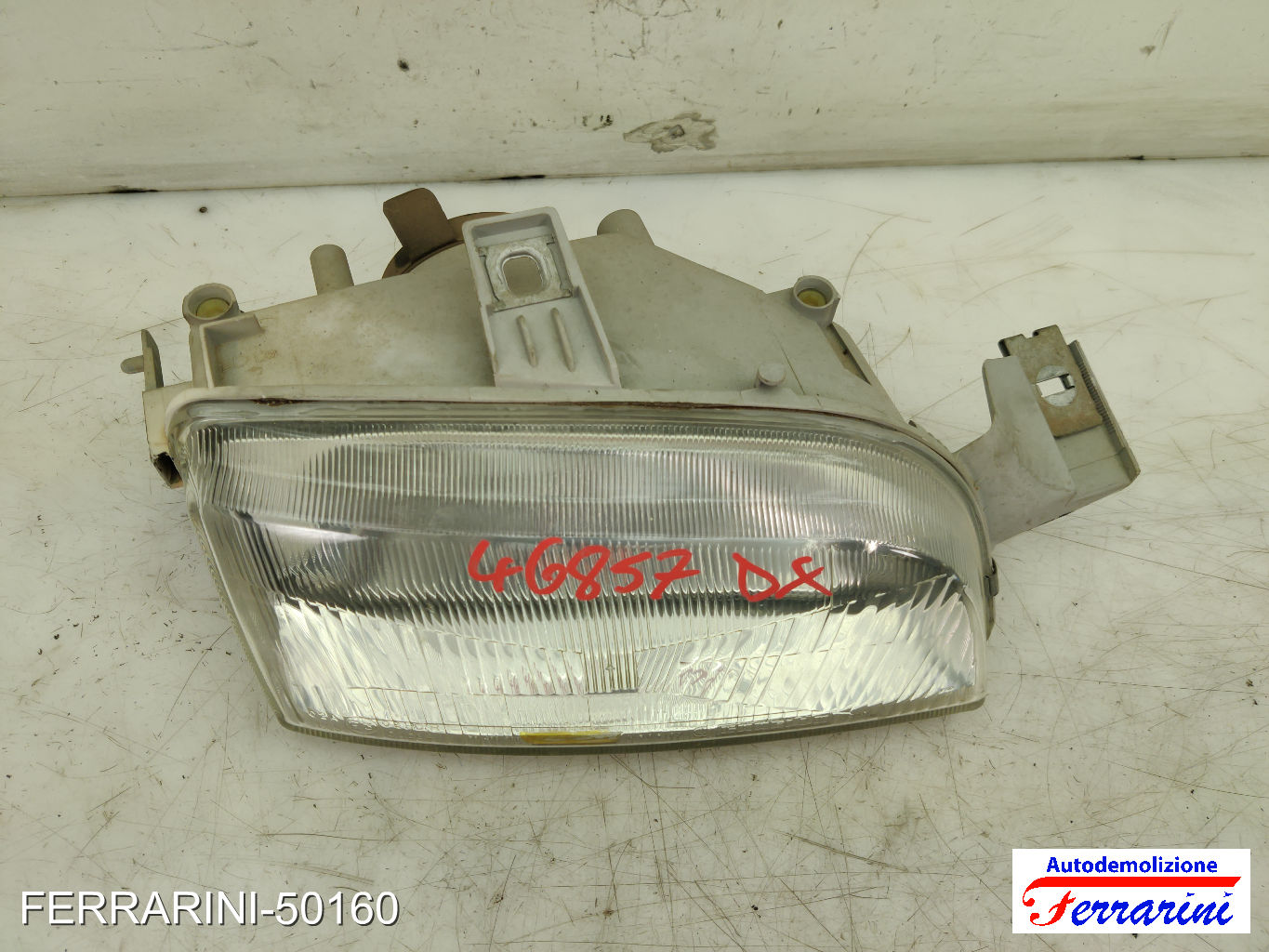 Faro Anteriore FIAT PUNTO 176 1993-1999 destro, dx 46402649, 46481413, 46433209 6