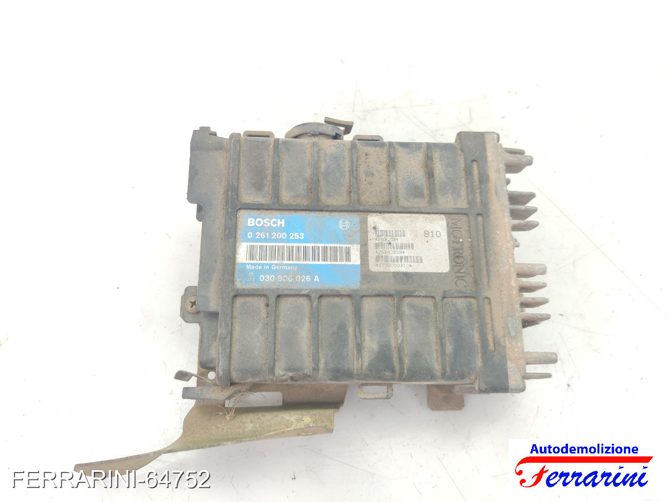 Centralina Motore VW POLO 80, 86C 1.3 G40 1990-1994 030906026A, 0261200253