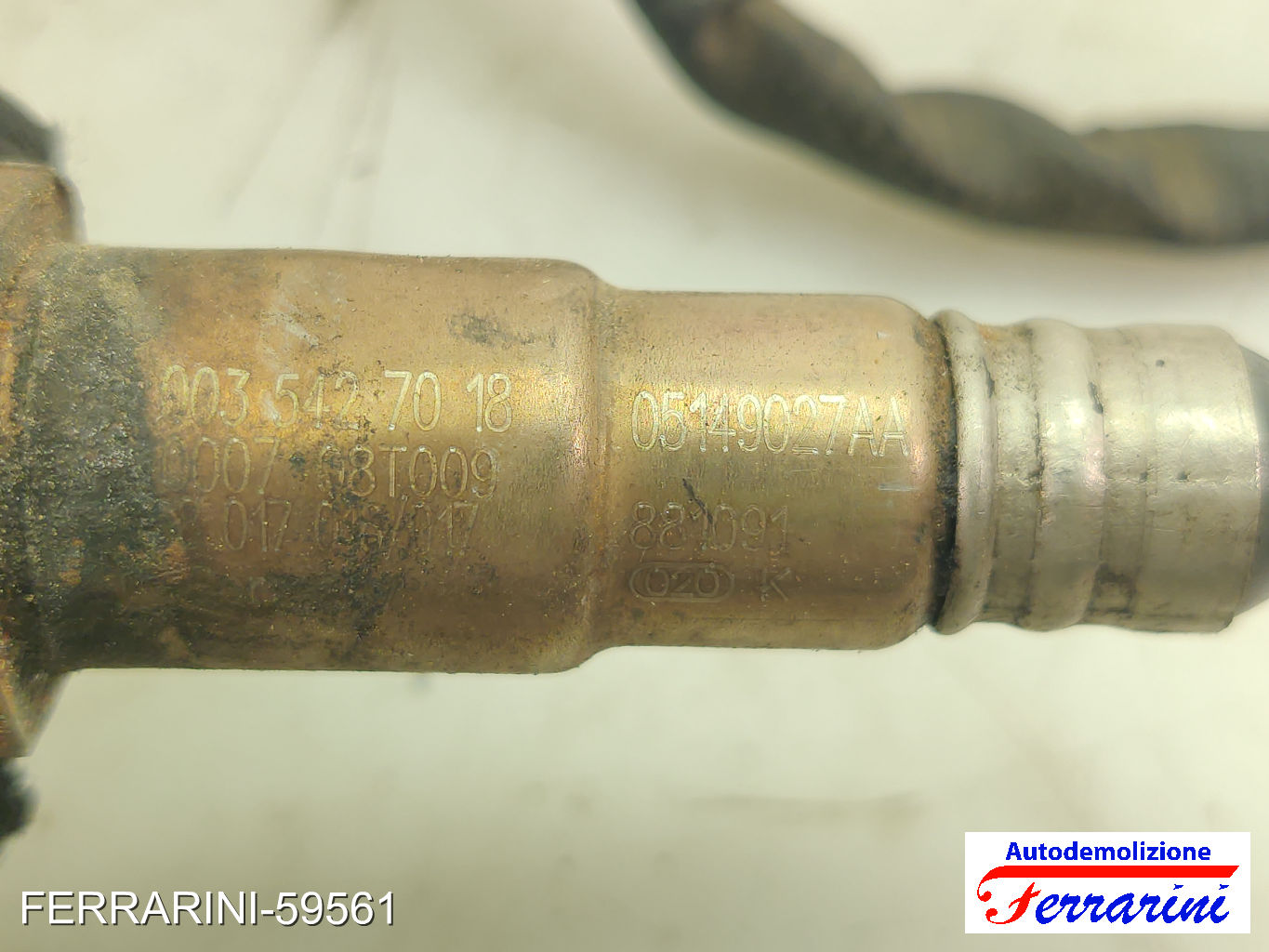sensore lambda scarico Bosch Sonda Lambda MERCEDES CLASSE C S204 C 220 CDI