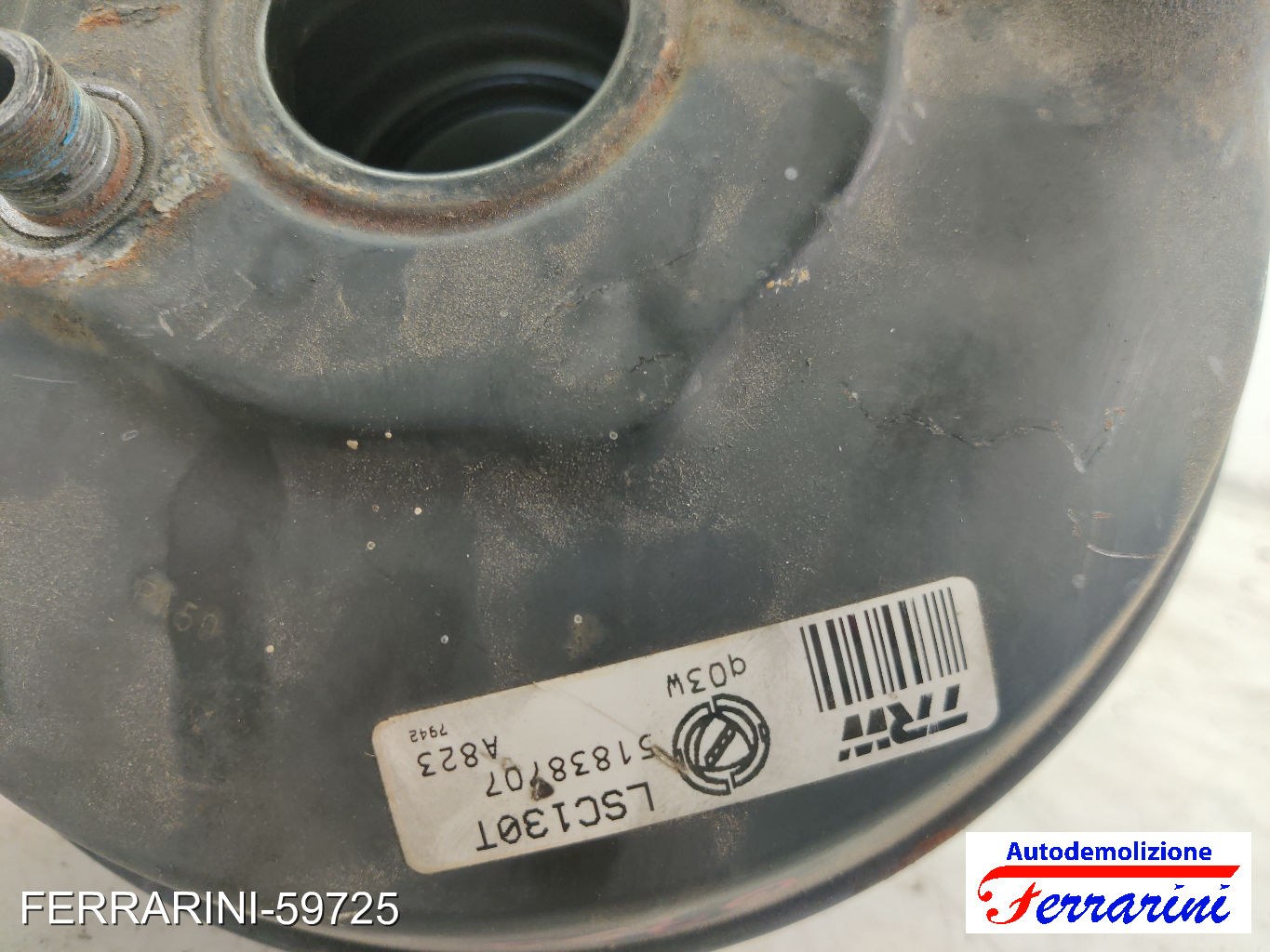 Servofreno ALFA ROMEO 159 SW 939 2.0 JTDM 2009-2011 51838707, 51747489, PPEPDM 8