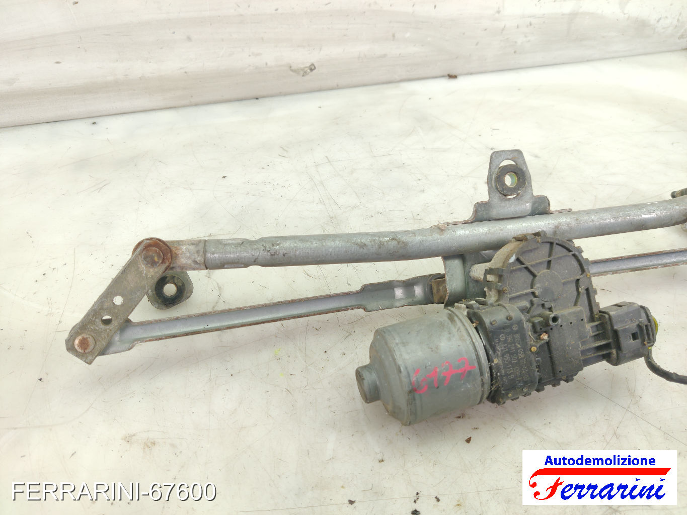 Spazzacqua Motorino Tergicristallo VW GOLF 4 VARIANT 1J5 1999-2001 anteriore 9