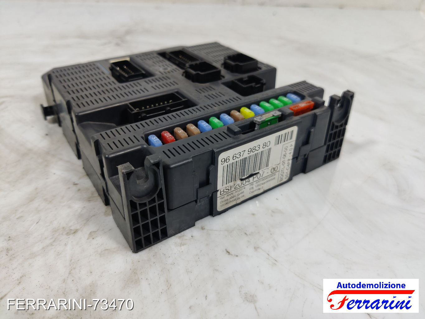 Body Computer CITROEN C3 1 FC, FN 1.6 16V HDI 2005-2009 9663798380, ANN0066