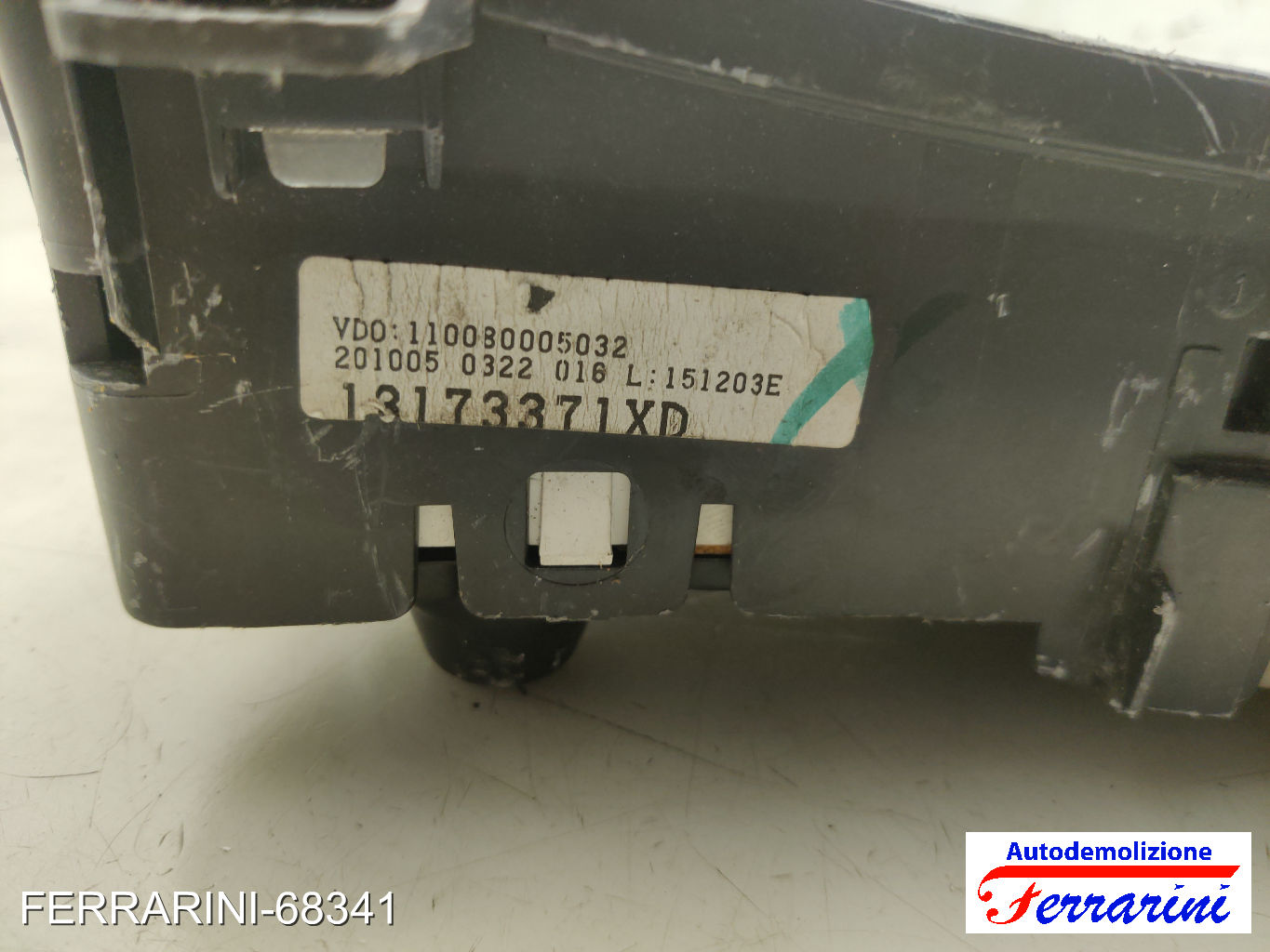 Quadro Contachilometri OPEL CORSA C X01 1.3 CDTI 2003-2009 13173371XD, 201005 11