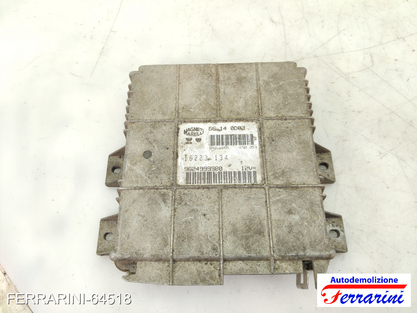 Centralina Motore CITROEN ZX N2 1.4 1991-1997 9624999980, 16223134, INILW165