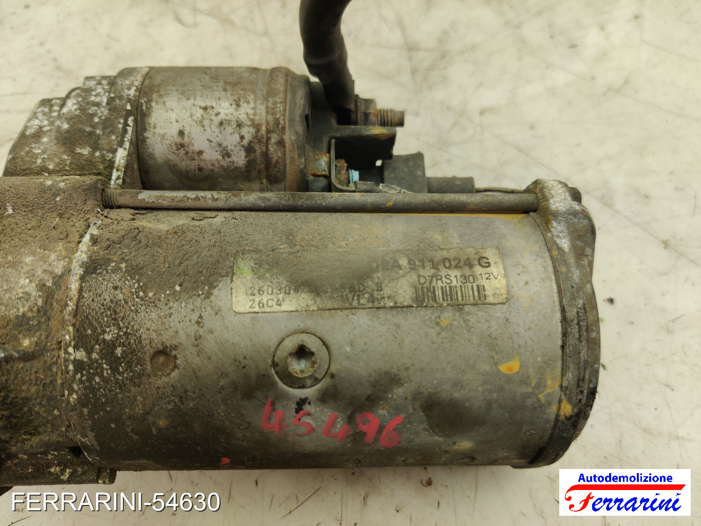 Motorino Avviamento SEAT IBIZA 3 6L1 1.4 TDI 2002-2005 02A911024G, D7RS130