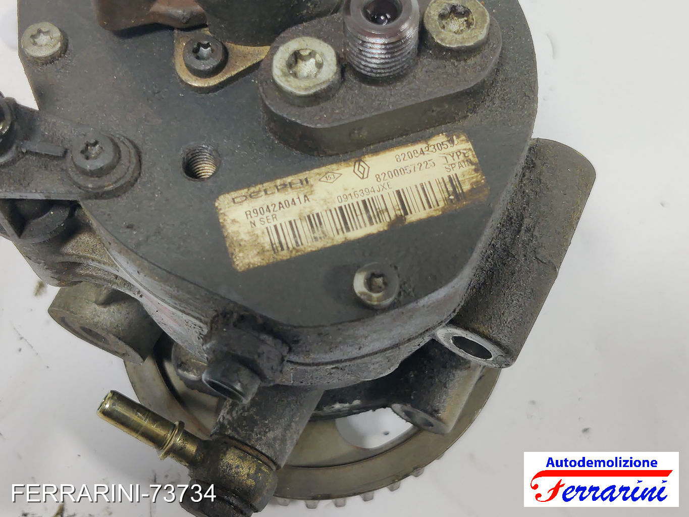 Pompa Alta Pressione Iniezione RENAULT SCENIC 2 JM0/1 1.5 DCI 2003-2005 8
