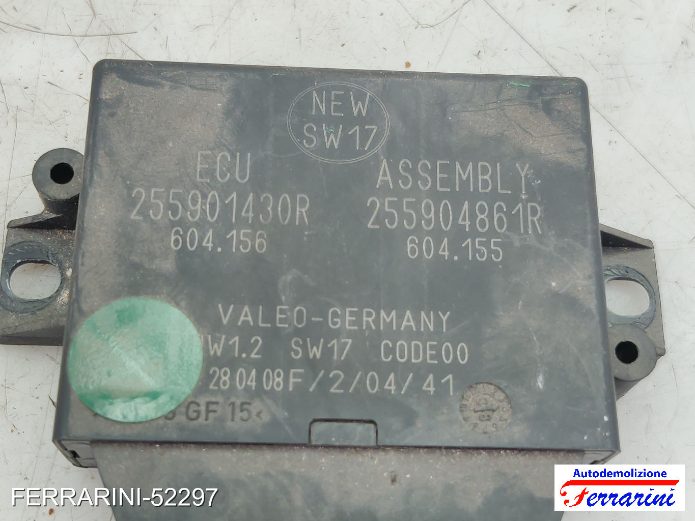 Centralina sensori di parcheggio RENAULT KOLEOS 1 HY 2.0 DCI 4X4 2008-2023