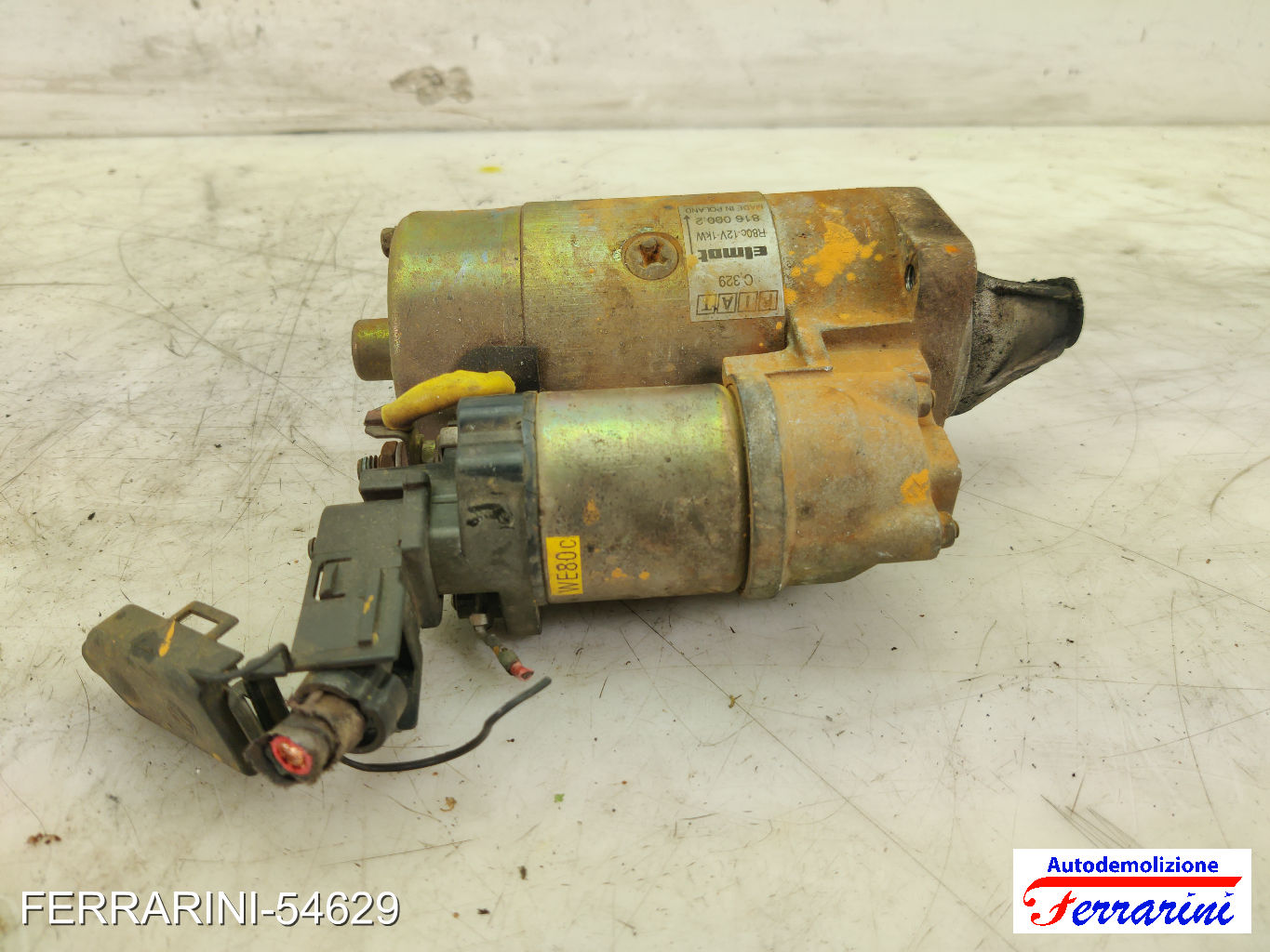 Motorino Avviamento FIAT PANDA 141 900 1992-1996 46797350, 8160002 9