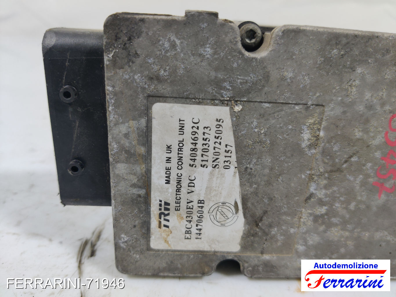 Centralina Pompa Abs LANCIA YPSILON 843 1.2 2003-2011 51728448, 50444532
