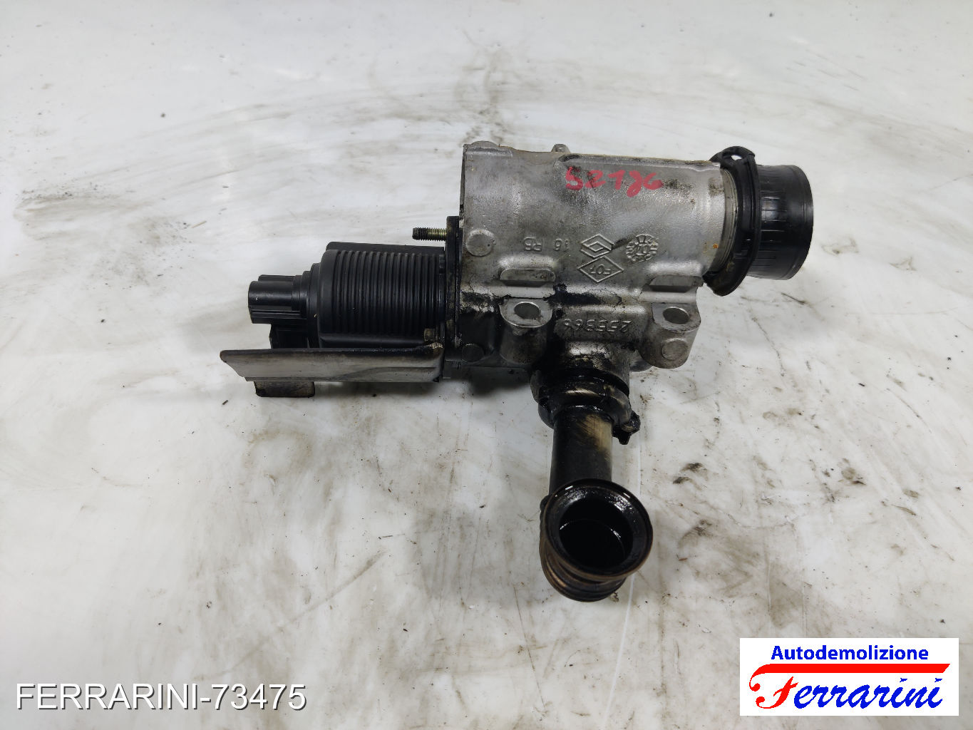 Valvola Egr RENAULT SCENIC 2 JM0/1 1.5 DCI 2003-2005 8200282949, 020655 8