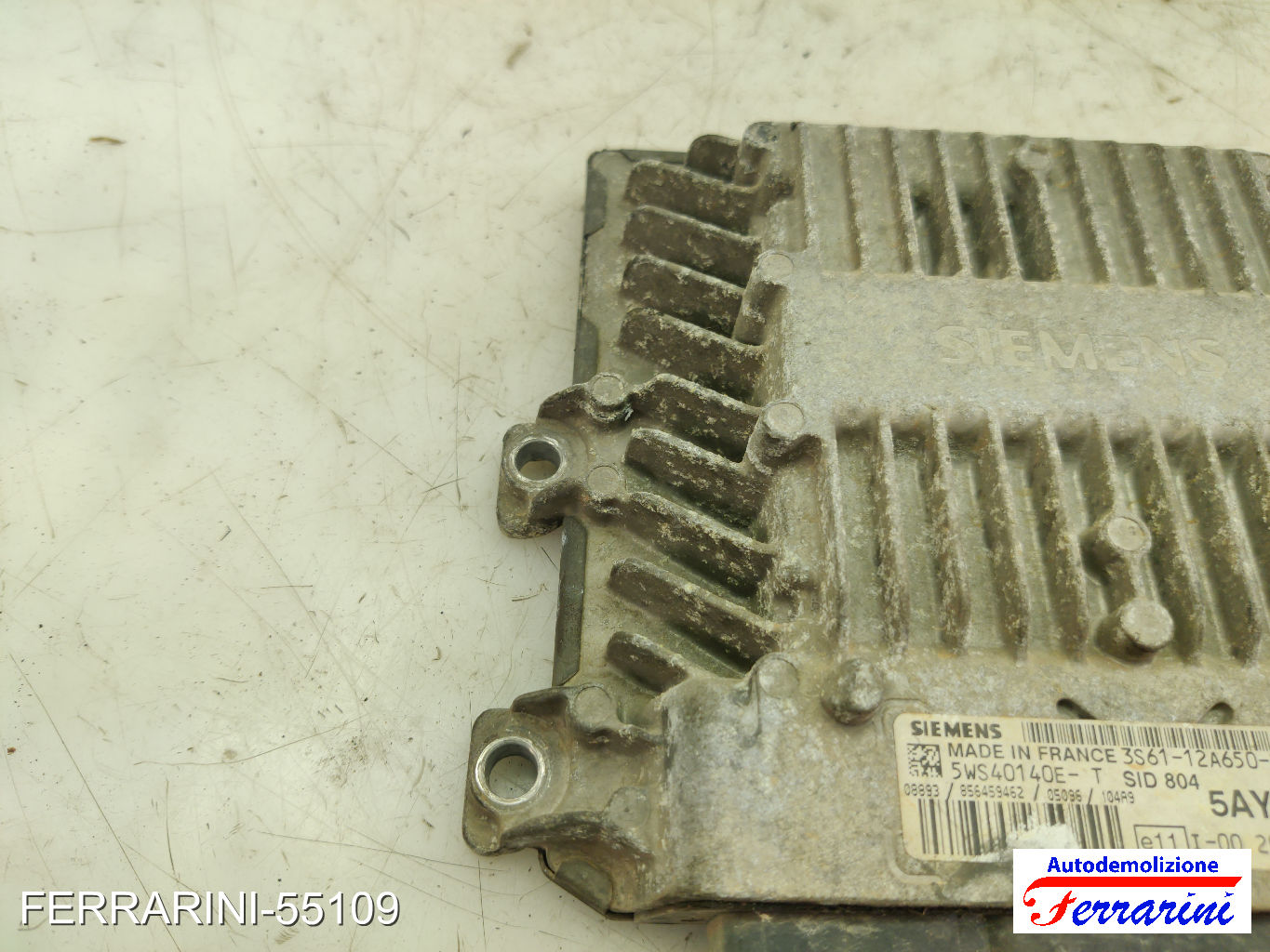 Centralina Motore FORD FIESTA 5 JD, JH 1.4 TDCI 2001-2008 3S6112A650LC, J38AC