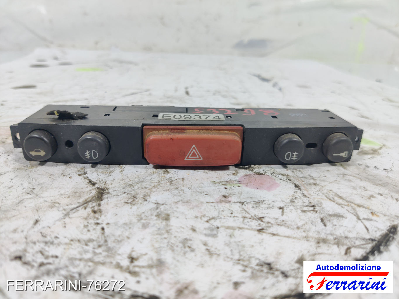 Pulsantiera quattro frecce fendinebbia comandi ALFA ROMEO 147 937 2001-2010