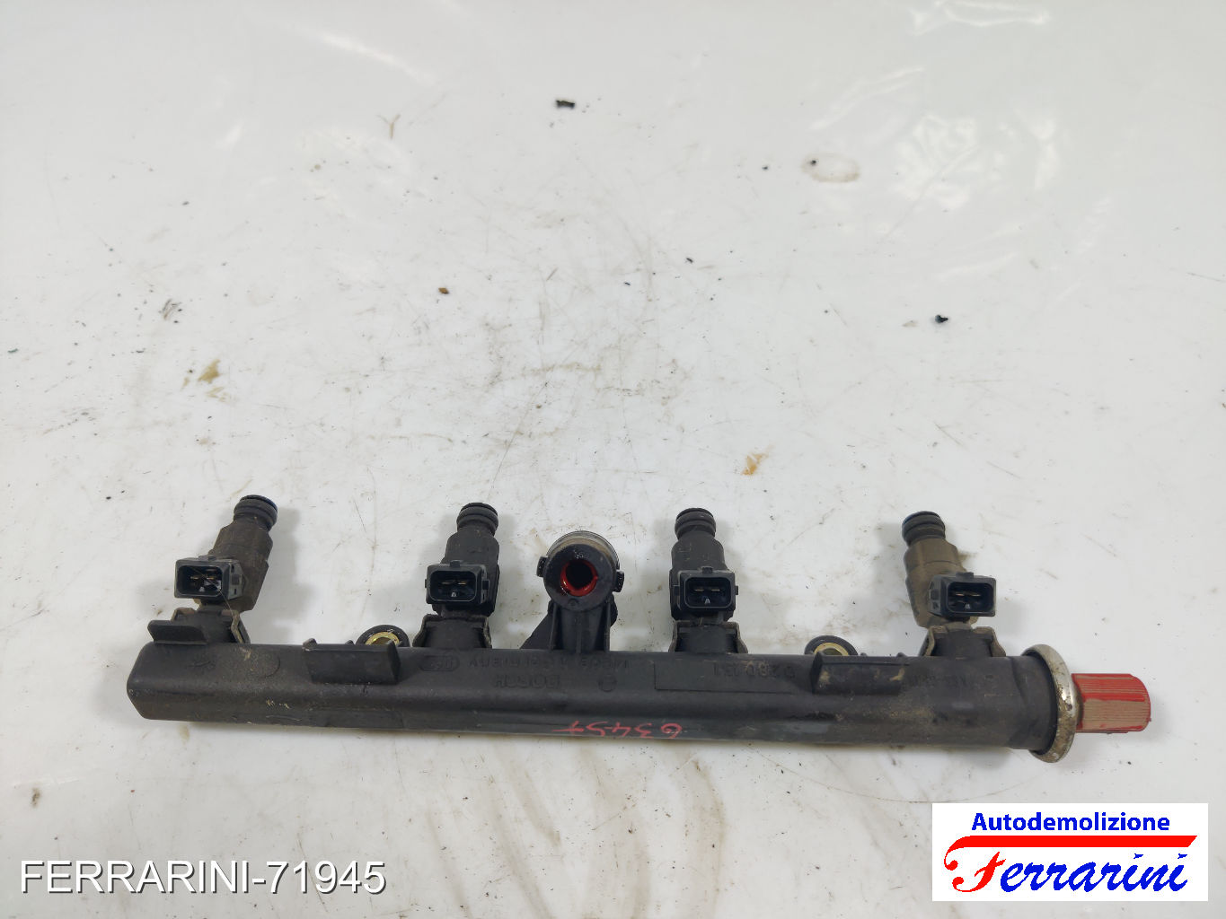 Flauto Iniettori LANCIA YPSILON 843 1.2 2003-2011 46757284, 77363806, 0280151073