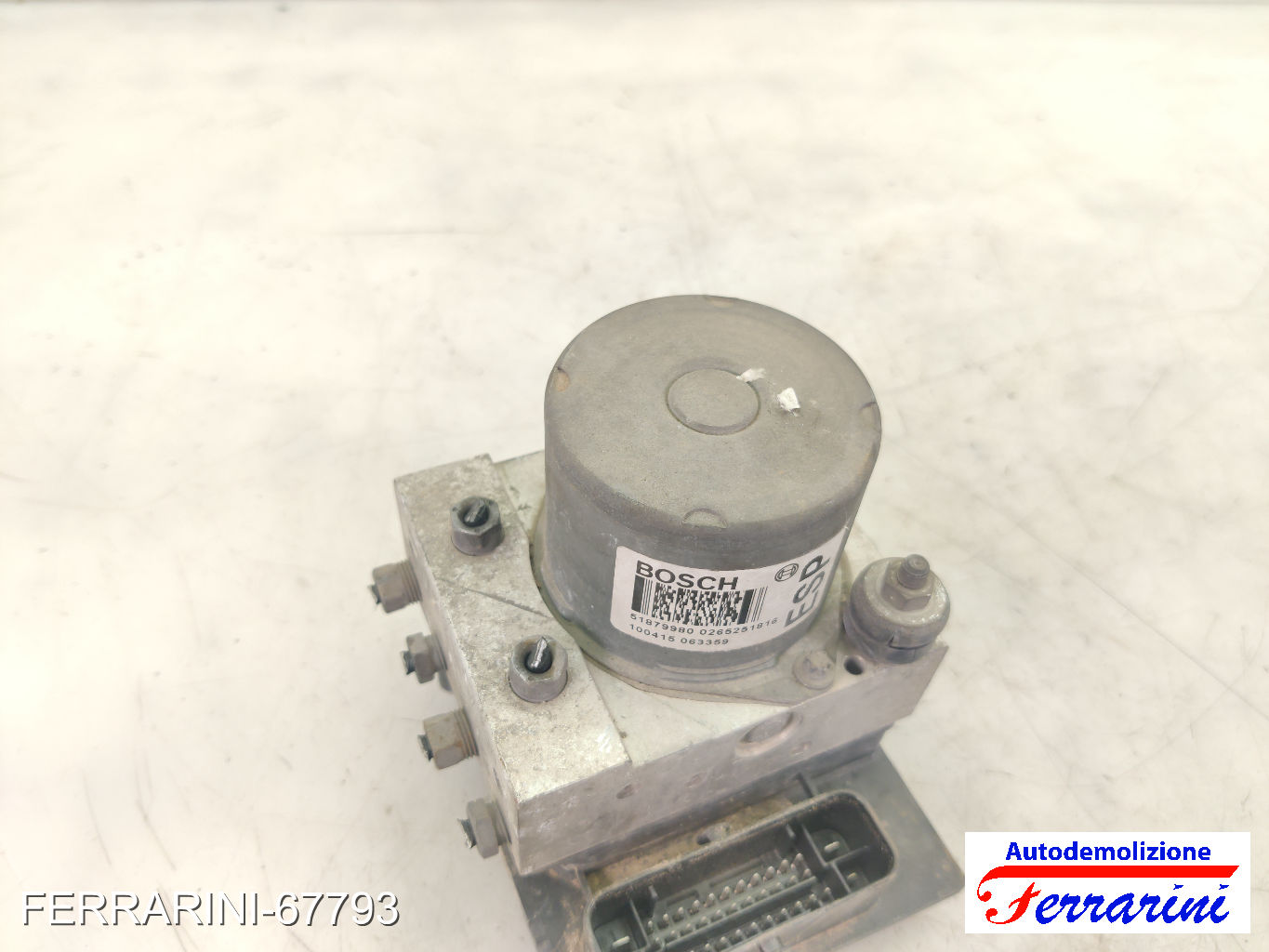Centralina Pompa Abs ALFA ROMEO MITO 955 1.4 BI-FUEL 2009-2016 51879980 6