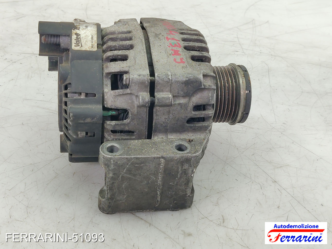 Alternatore FIAT PUNTO 188 1.3 JTD 16V 2003-2012 TG9S140, A623613A, 51984055
