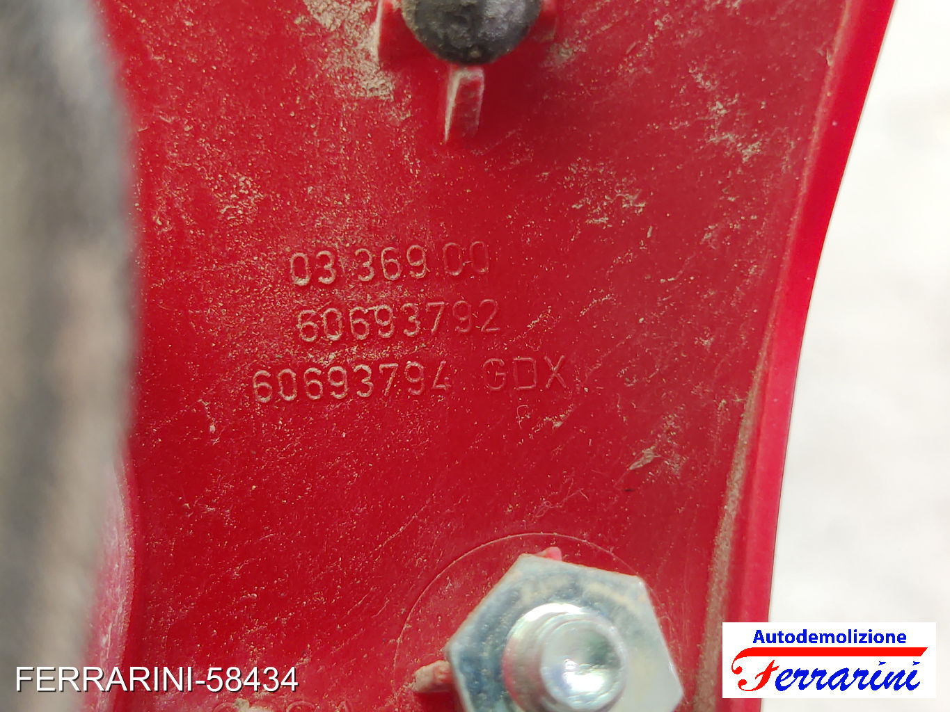 Fanalino Stop Posteriore ALFA ROMEO 147 937 2004-2010 sinistro, sx, posteriore