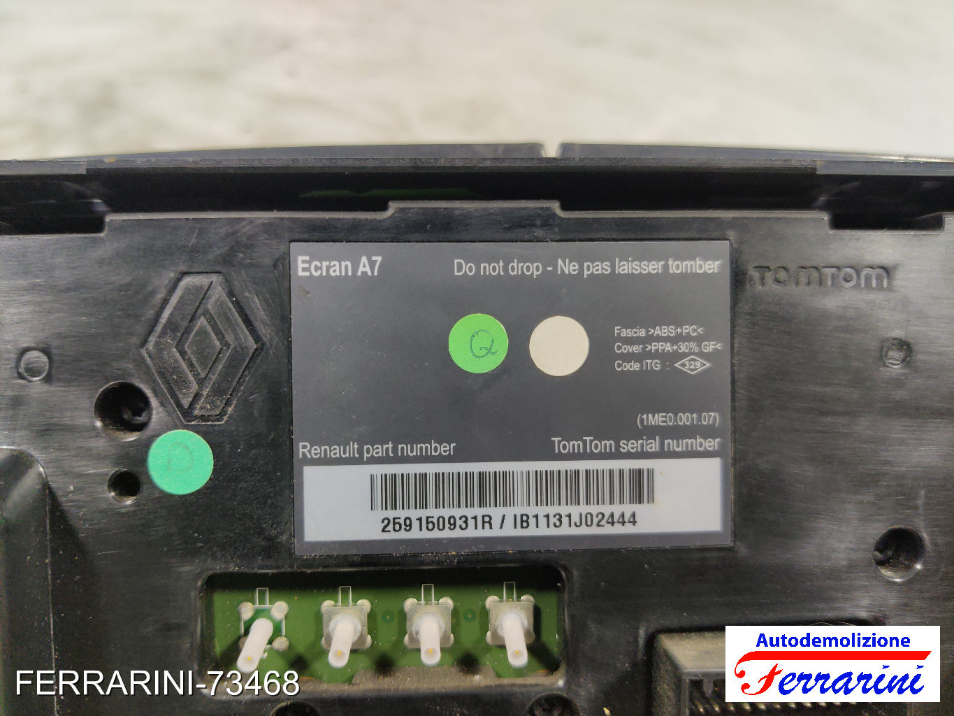 Navigatore Stereo Radio RENAULT MEGANE 3 COUPÉ DZ0/1 2009-2015 259150931R 7