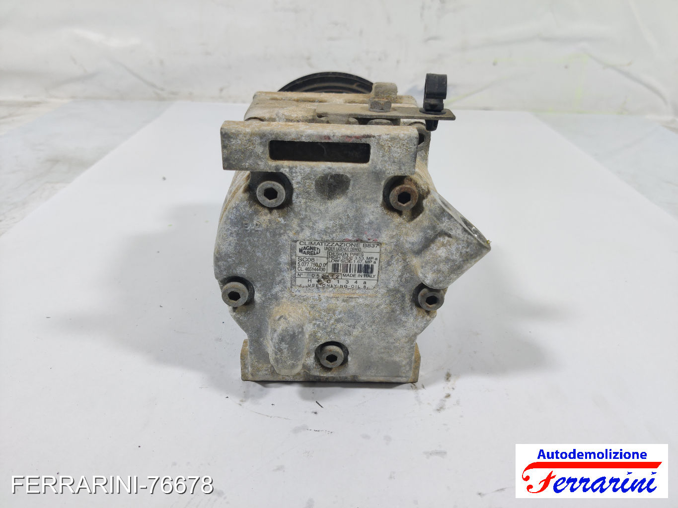 Compressore Clima FIAT PUNTO 176 1.2 16V 1997-1999 46514443, 46785773, 46757377 10