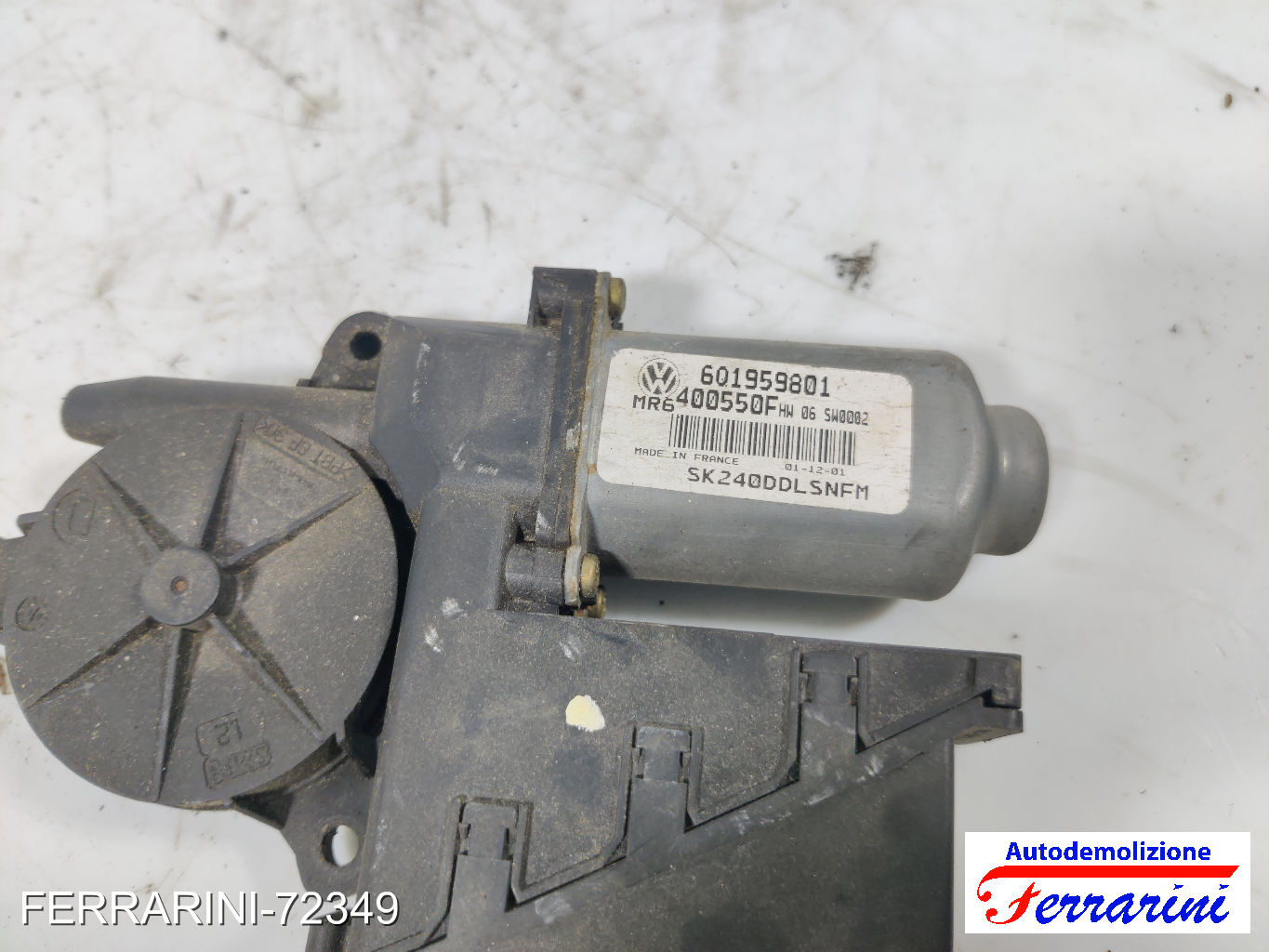 Motorino Alzavetro SKODA FABIA 1 6Y2 1.4 1999-2003 6Q1959801, 601959801, 400550