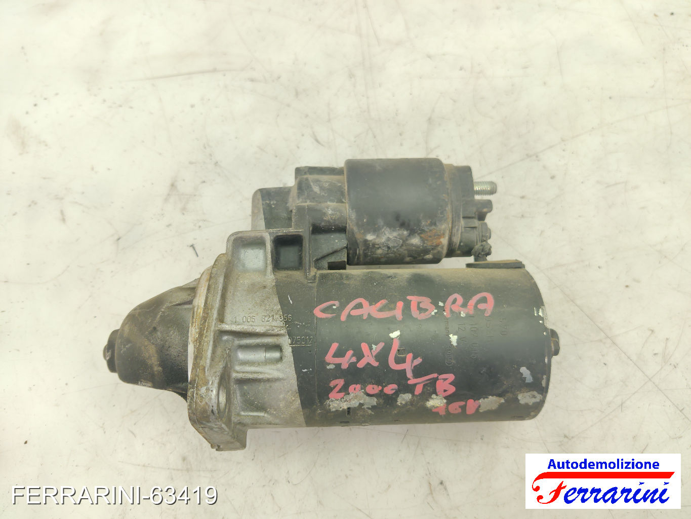 Motorino Avviamento OPEL CALIBRA A C89 2.0I TURBO 4X4 1991-1997 0001107045