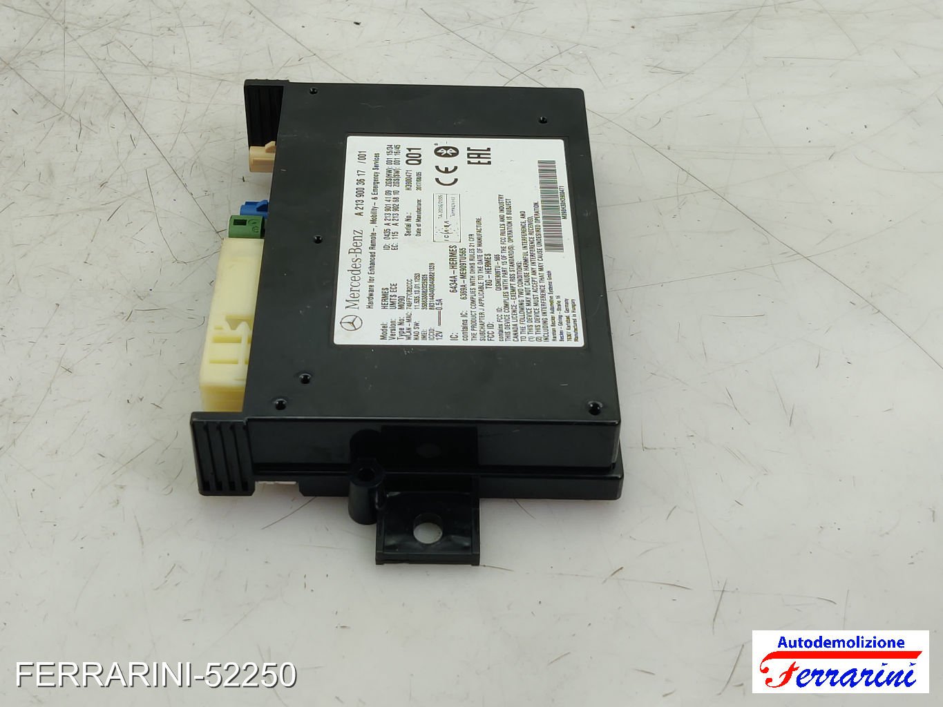 Centralina Bluetooth MERCEDES CLASSE C S205 2015-2018 A2139003617, A2139014109 6